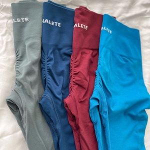 Alphalete amplify leggings. 4 pairs for sale.